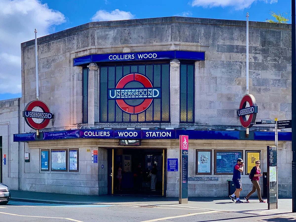 Station building of Colliers Wood tube station. Taken during my Northern Line Tube Walk .