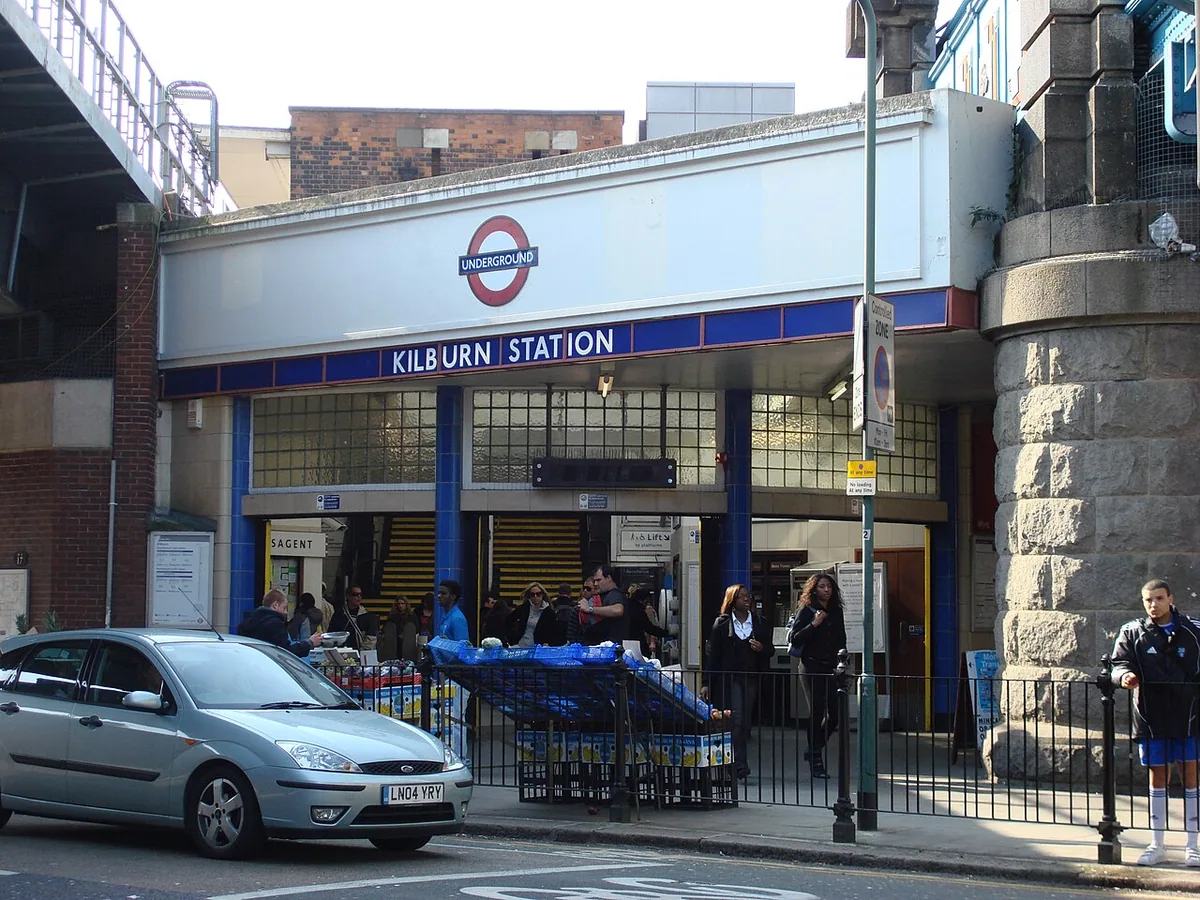 Kilburn tube station entrance