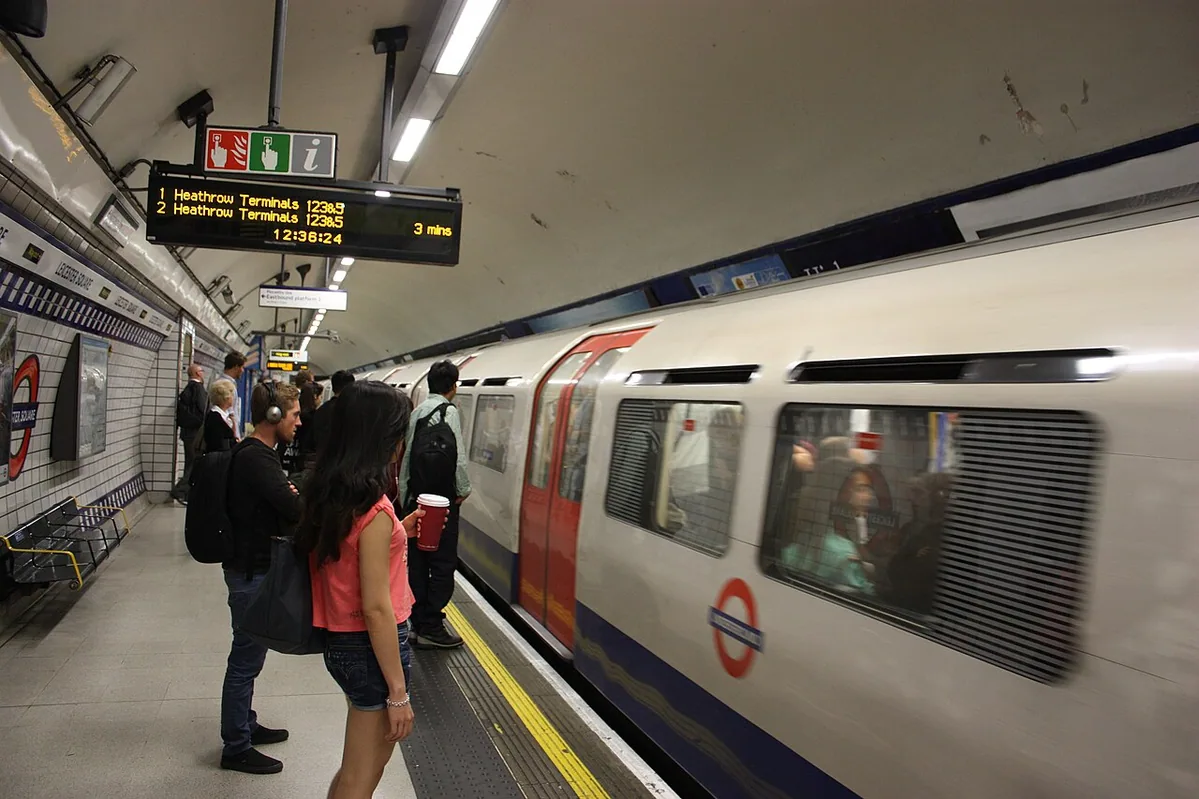 Leicester Square tube station, London