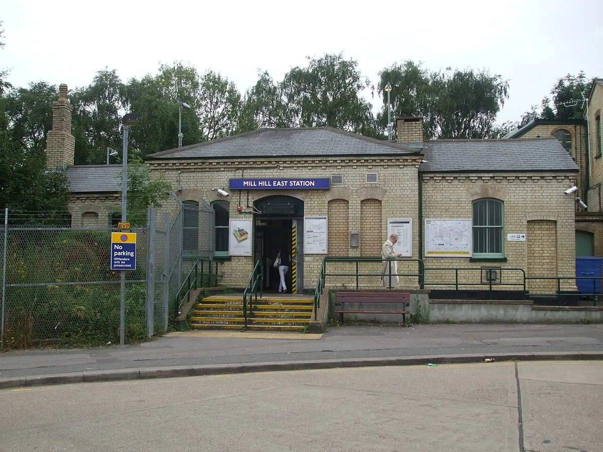 Mill Hill East tube station building
