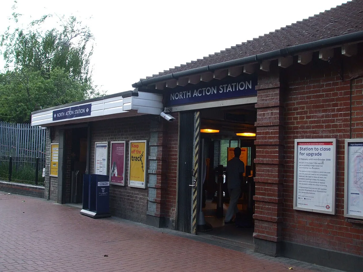 North Acton tube station entrance