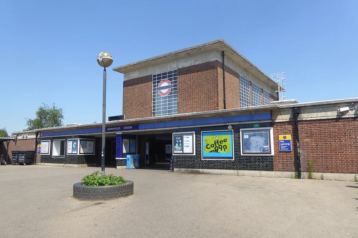 Northfields Underground Rail Station in the London Borough of Ealing. A Grade II listed building.