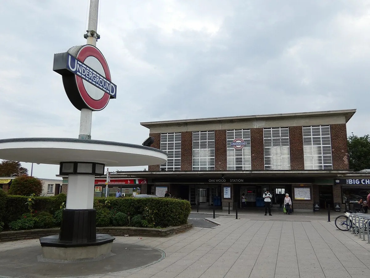 Oakwood Station in North London