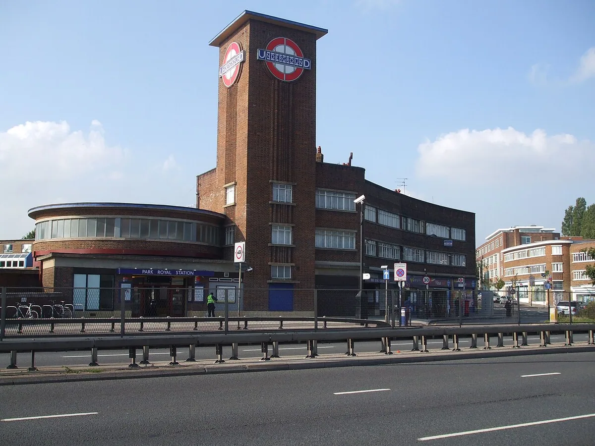 Park Royal tube station building