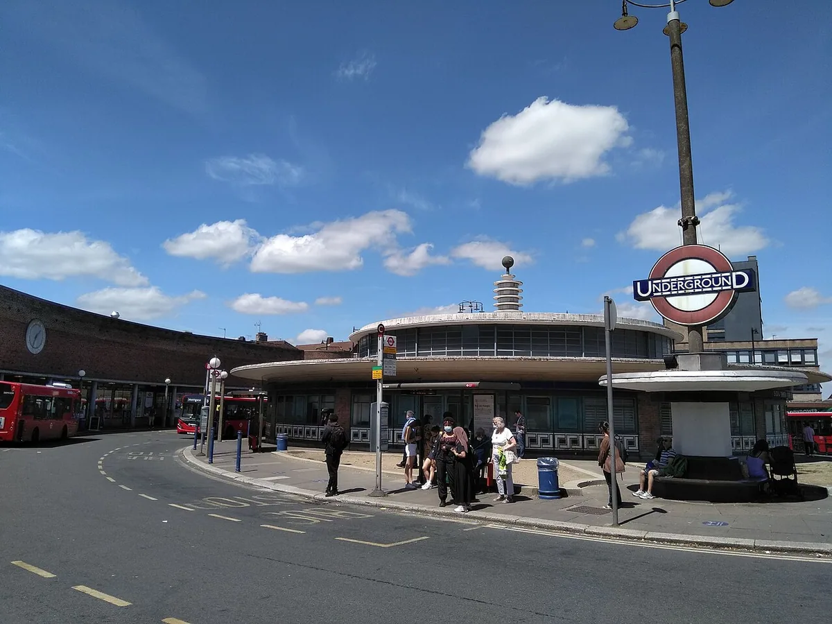 Southgate Station in North London