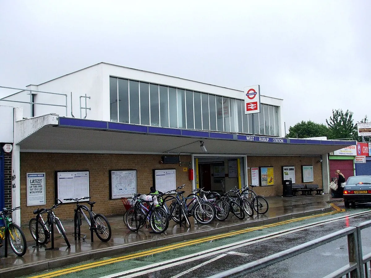 West Ruislip station, served both by London Underground and Chiltern Railways